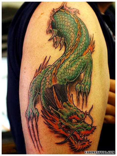 45 Chinese Dragon Tattoo Designs and Meanings | Dragon tattoos for men ...