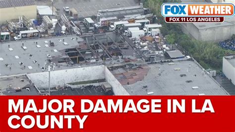 Tornado Rips Through Los Angeles County, Major Damage To Businesses ...