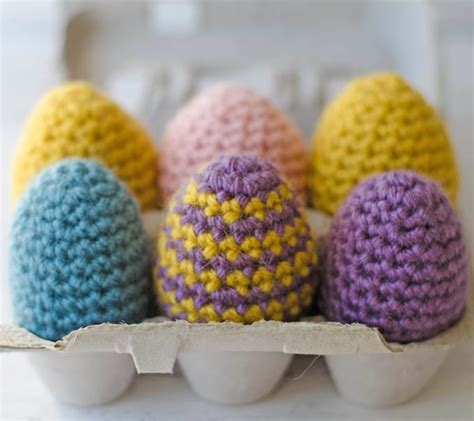 Crochet Easter Eggs - Crochet 365 Knit Too