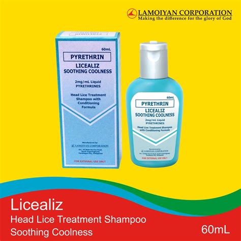 Licealiz Head Lice Treatment Shampoo Soothing Coolness 60mL | Shopee Philippines