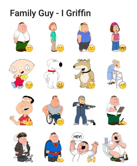 Family Guy – I Griffin Telegram sticker set | Stickers