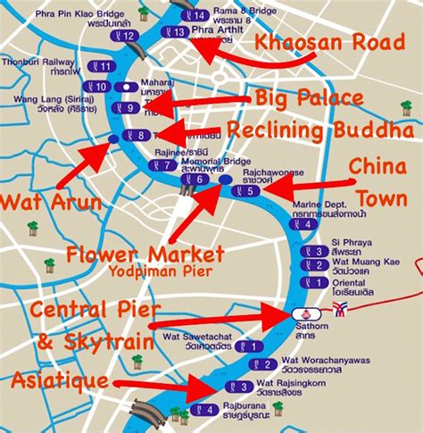 Chao Phraya River Map