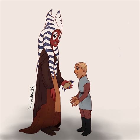 Shaak Ti giving a young cadet his Tooka | Clone wars art, Star wars fandom, Star wars fans