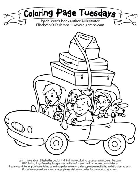 Road Trip Coloring Pages at GetColorings.com | Free printable colorings ...