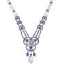 (#231) Moonstone, sapphire and diamond necklace, Tiffany & Co, designed by Louis Comfort Tiffany ...