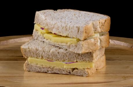 Cheese and onion sandwich on wholemeal Recipe, Calories & Nutrition Facts