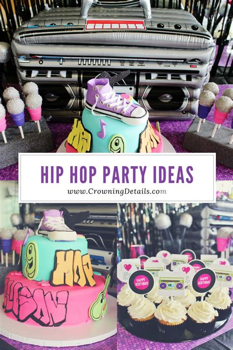 Dance Party Ideas- Allison's Hip-Hop Party- Crowning Details | Hip hop birthday, Dance party ...