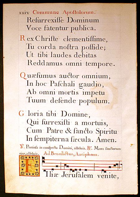 Gregorian Chant - Hymn by St. Ambrose [IM-10347] - $0.00 : Antique ...