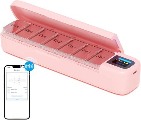 Amazon.com: Odaro Smart Pill Organizer with Alarm - 7 Day Large Pill ...