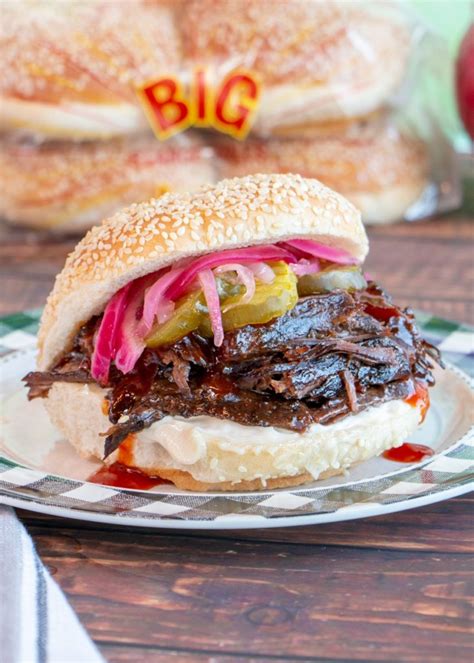 The Ultimate BBQ Brisket Sandwich {with Infographic} - Martin's Famous Potato Rolls and Bread ...