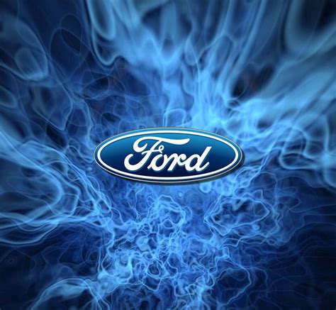 Flames Wallpaper by fatboy97 | Ford logo, Ford emblem, Ford