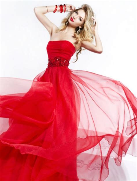 wedding dress with red sash