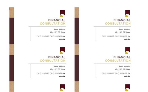 Financial Services Business Cards | Financial Services Card » Template Haven