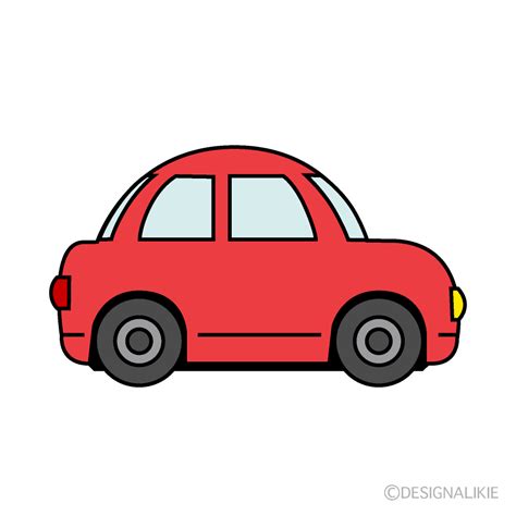 Cute Red Car Clip Art Free PNG Image｜Illustoon