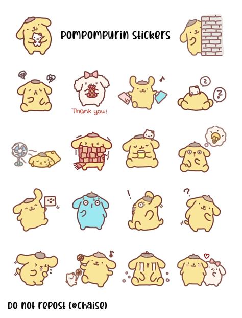 Sanrio Pompompurin Stickers - Notability Gallery