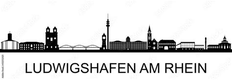 Ludwigshafen Skyline Stock Vector | Adobe Stock