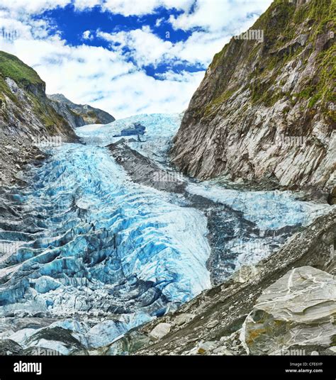 Franz Josef glacier in New Zealand Stock Photo - Alamy