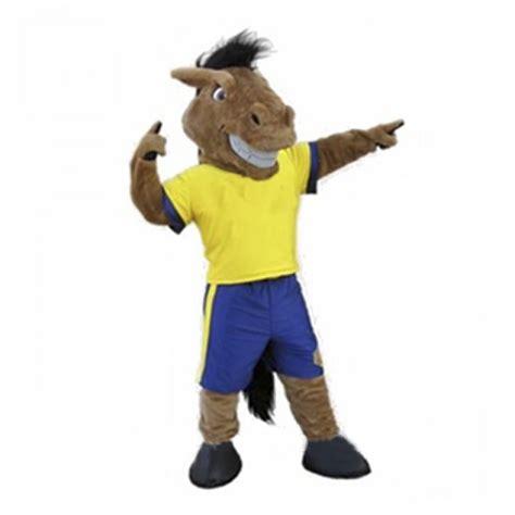 Football Team Broncho Mascot Costume Sport Horse Mascot Costume