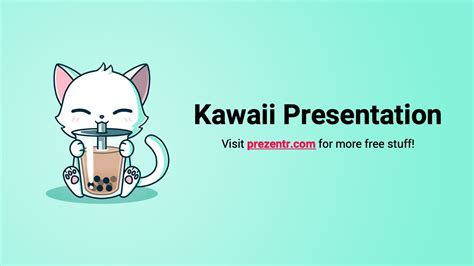 Free Kawaii PowerPoint Template - Prezentr Google Slides