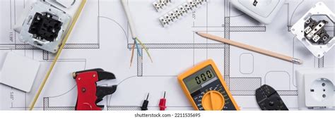 Electricity Project Drawing Multimeter Electrician Meter Stock Photo 2211535695 | Shutterstock