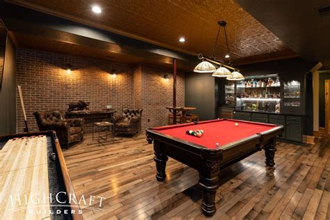 basement-finish-fort-collins-speakeasy-red-pool-table-wet-bar-seating ...