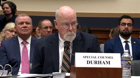 John Durham testifies to Congress on FBI missteps in Trump-Russia probe