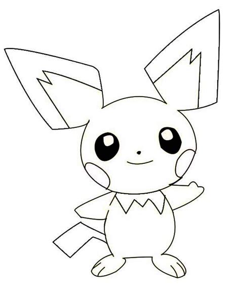 List Of Pichu Coloring Pages