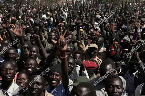 Armed Rebels Support Sudan Liberation Movementnorth Editorial Stock ...