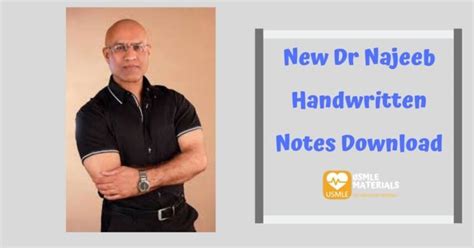 New Dr Najeeb Handwritten Notes Download | USMLEMaterials | Last USMLE Study Materials