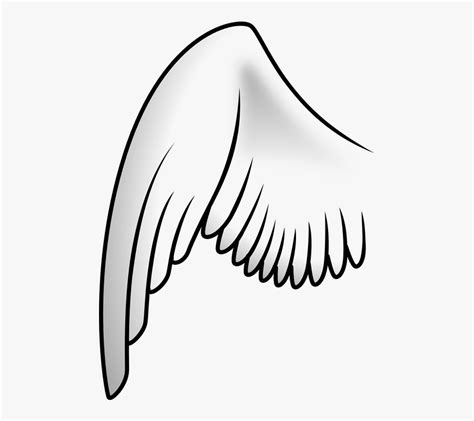 Left Angel Wing Png , Free Transparent Clipart - ClipartKey