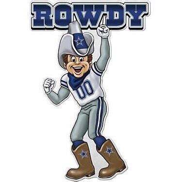 Dallas Cowboys Rowdy Mascot Pennant