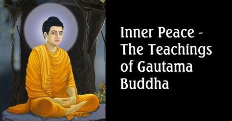 Inner Peace - The Teachings of Gautama Buddha | by Jeff Coleman | Medium