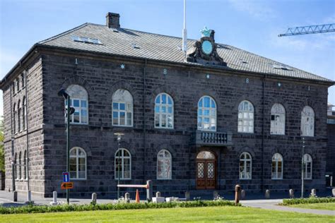 60+ Reykjavik Iceland Parliament Building Government Stock Photos ...