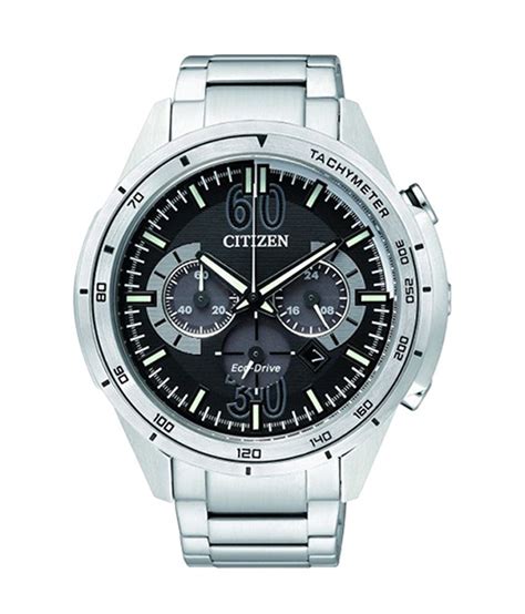 Citizen Eco-Drive Black Dial Analog-Chronograph Watch - Buy Citizen Eco-Drive Black Dial Analog ...