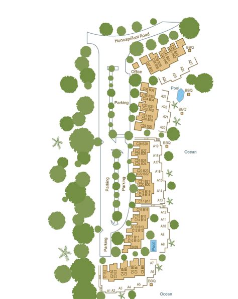 Napili Point - Floor Plans - Napili Maui