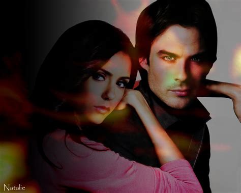 Elena & Damon - Damon & Elena Wallpaper (17421651) - Fanpop