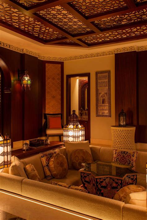 The St. Regis Saadiyat Island Resort – Abu Dhabi, UAE – Moroccan Spa Suite Living Room Decor ...