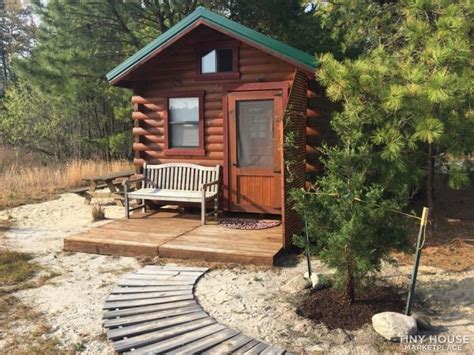 Amish-Built Tiny Log Cabin (For Sale)