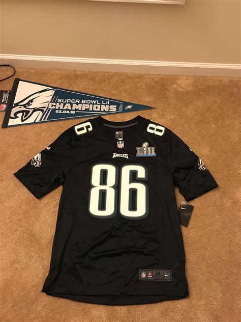 I was a hater of the black Super Bowl jerseys but I saw one in stores and had to buy it. So sexy ...