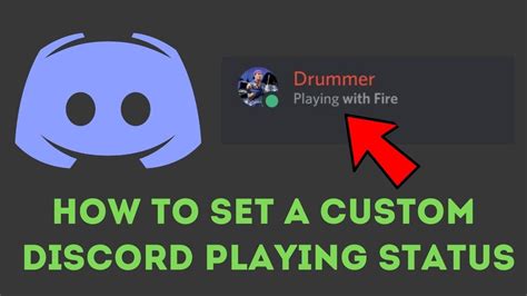 Discord Custom Status - YouTube