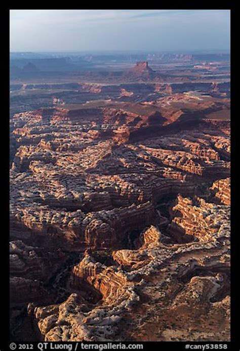 Picture/Photo: Aerial view of Maze District. Canyonlands National Park