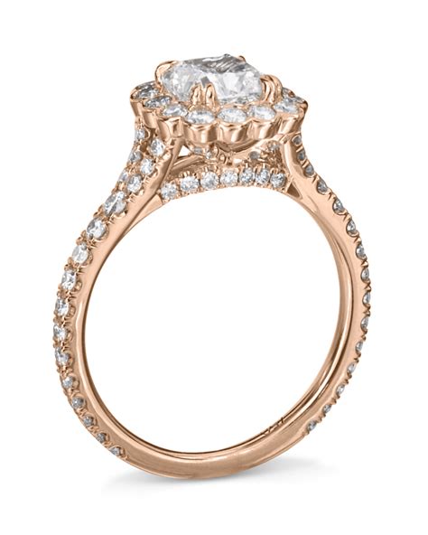 Rose Gold Cushion-Cut Diamond Ring - Turgeon Raine