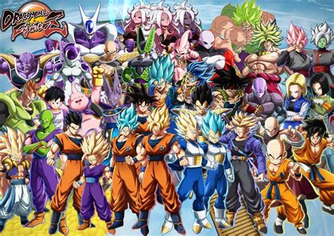 Dragon Ball FighterZ all characters so far by SuperSaiyanCrash | Dragon ...