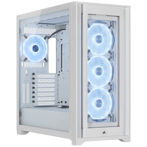 Buy Corsair 5000X RGB QL Edition Mid-Tower Case - True White (Four ...