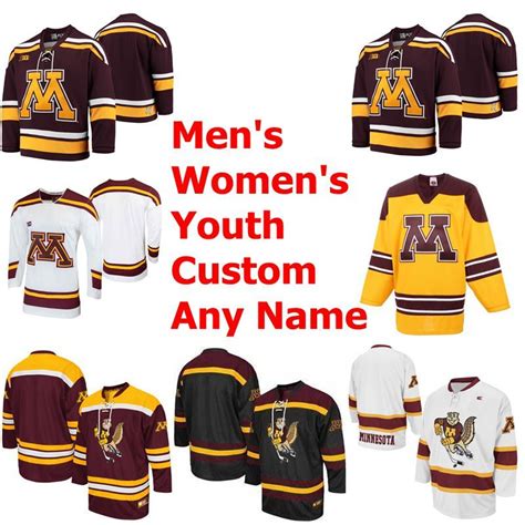 Minnesota Golden Gophers College Hockey Jerseys Womens Gates Jr. Jersey ...