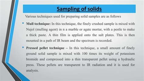 Instrumentation of IR spectroscopy