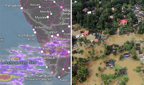 Kerala flood map: Evacuation zones and latest rain forecast as death toll hits 167 | World ...