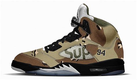 Supreme Air Jordan 5 Camo | SneakerFiles