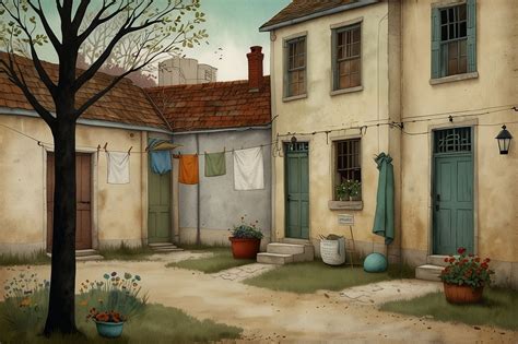 Whimsical Urban Laundry Free Stock Photo - Public Domain Pictures