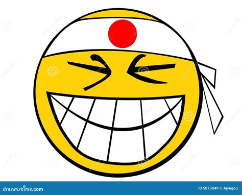 Smiley-Ikonen-Japan-Kerl Lizenzfreie Stockbilder - Bild: 5873049